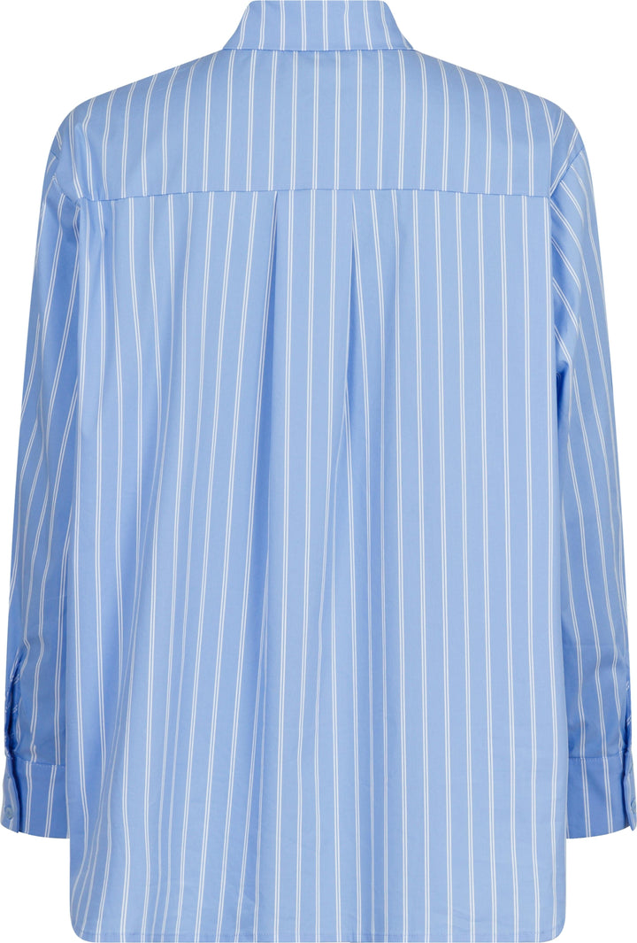 Neo Noir - Dalma Double Stripe Shirt - Light Blue