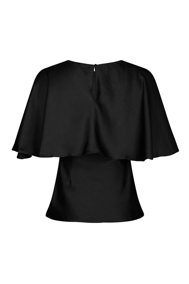 Neo Noir - Danira Heavy Sateen Top 171564 - 100 - Black