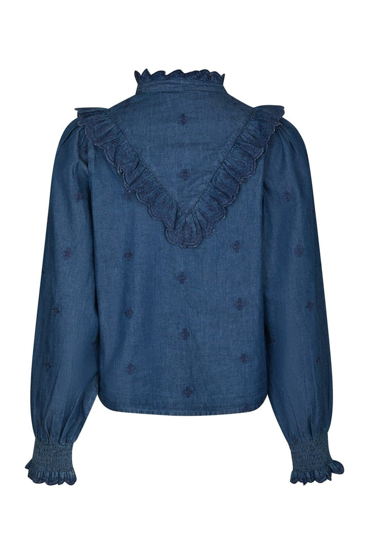Neo Noir - Degas Denim Blouse 166229 - 140 - Blue