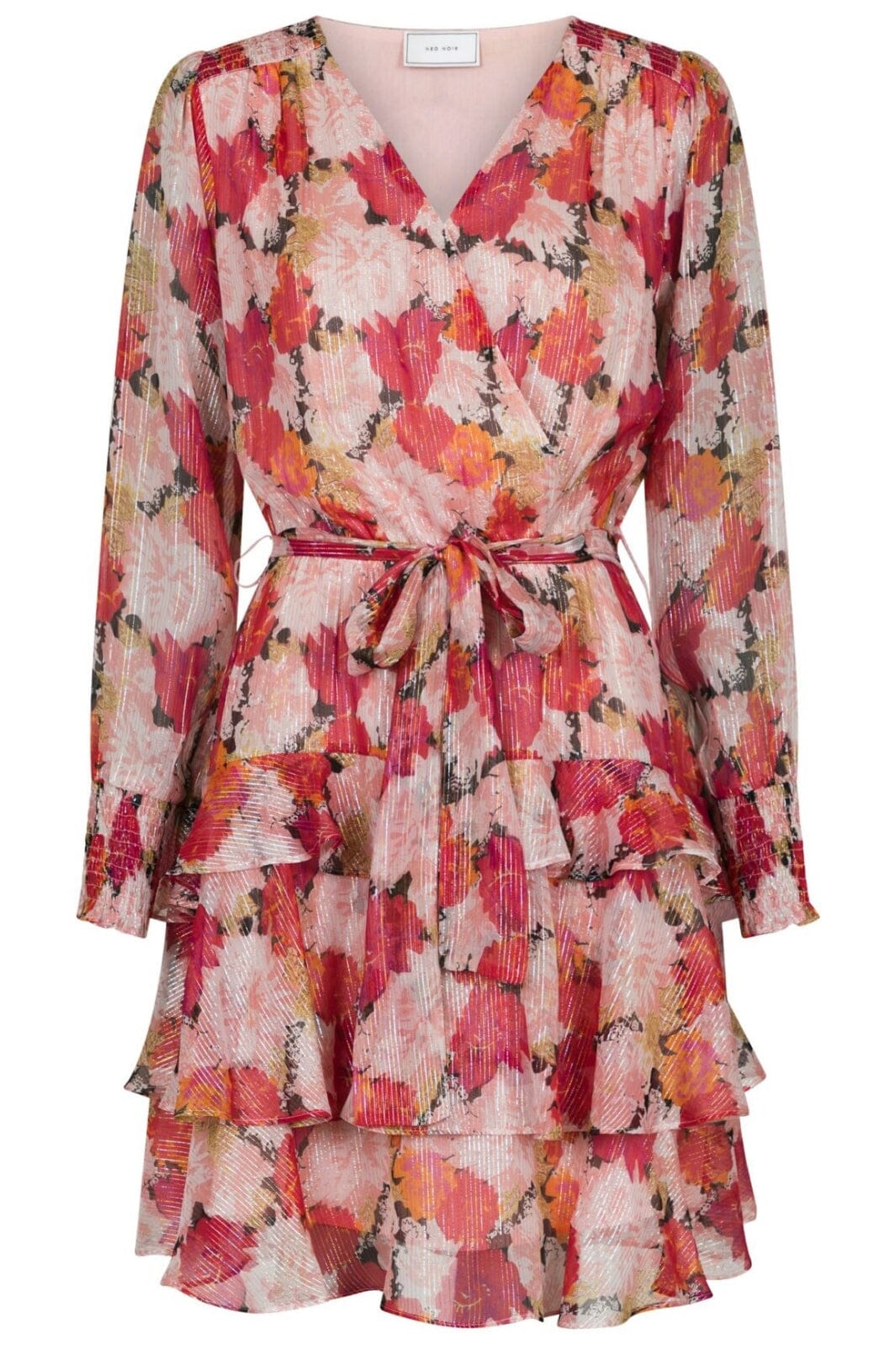 Neo Noir - Dennie Maxi Flower Dress - Pink Kjoler 