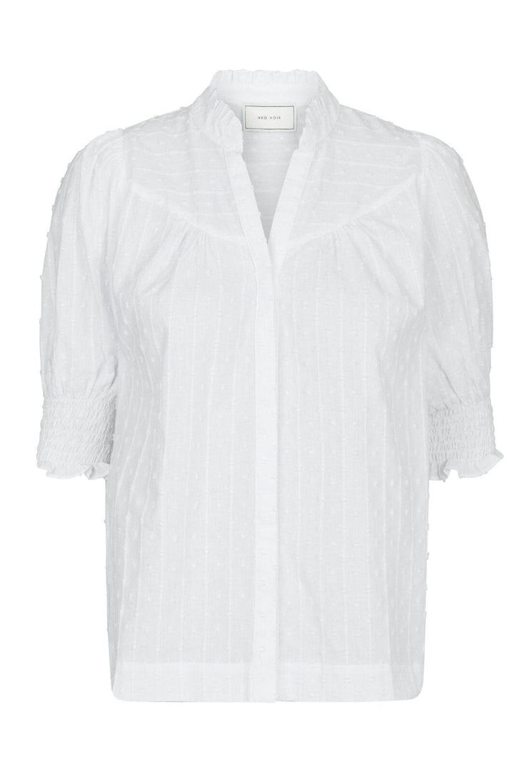 Neo Noir - Diana B Dobby Blouse 166142 - 120 - White