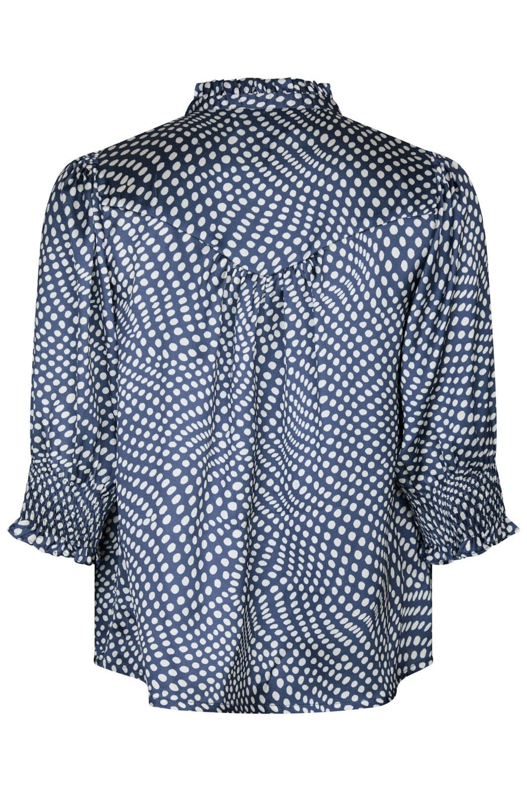 Neo Noir - Diana Vibrant Dot Blouse 163423 - 141 - Navy