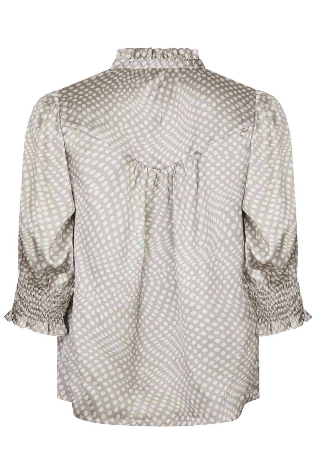Neo Noir - Diana Vibrant Dot Blouse 163423 - 661 - Light Taupe