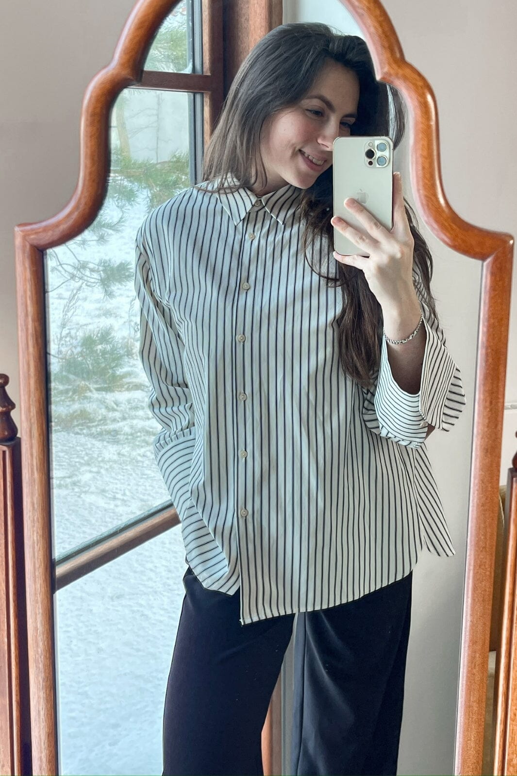 Neo Noir - Dita Stripe Shirt - Creme Skjorter 