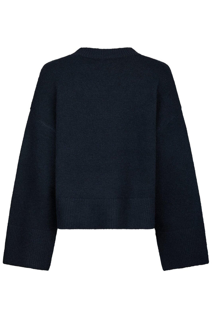 Neo Noir - Dova Knit Blouse 164912 - 141 - Navy
