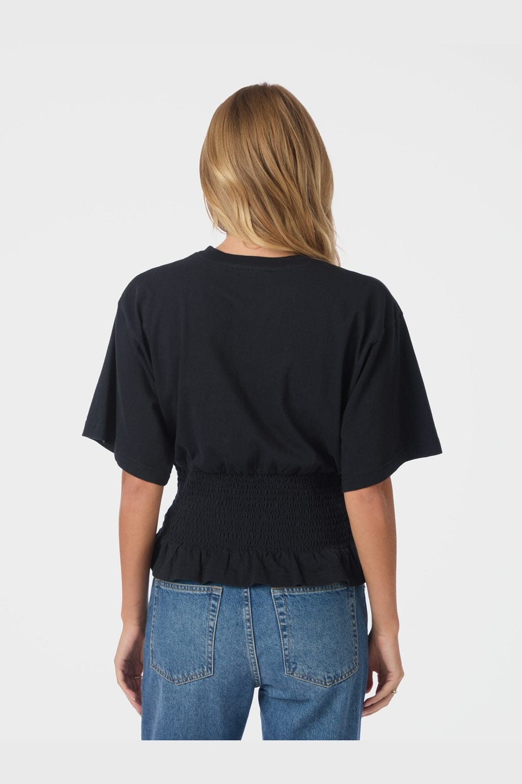 Neo Noir - Dray Boxy Smock Tee 165720 - 141 - Navy