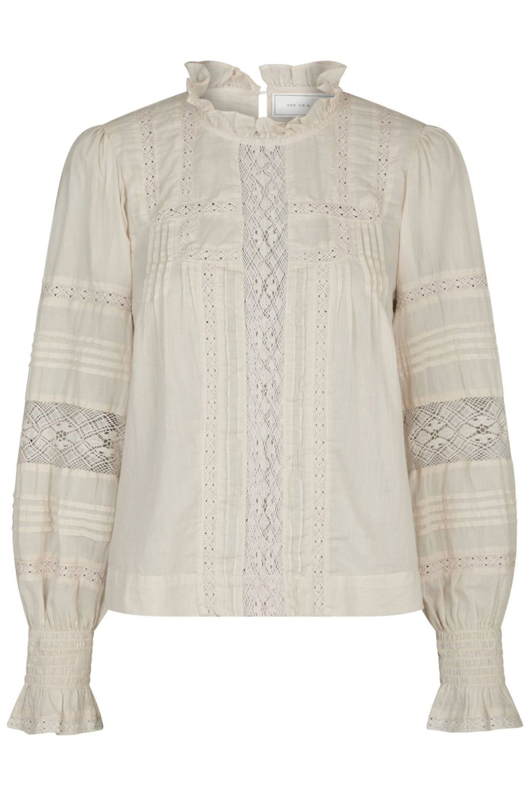 Neo Noir - Ebba S Voile Blouse 163142 - 124 - Ivory Bluser 