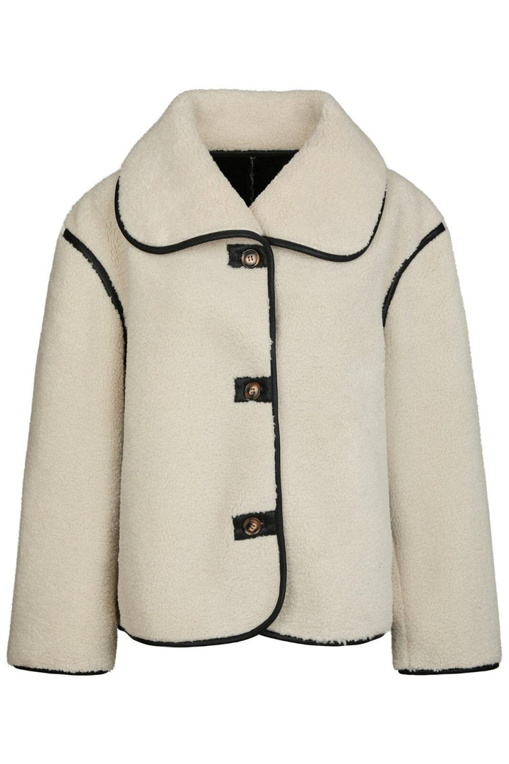 Neo Noir - Edmund Teddy Jacket 164851 - 124 - Ivory