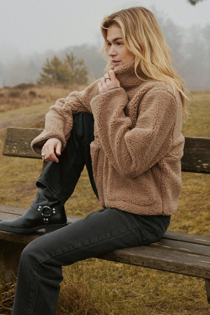 Neo Noir - Effa Teddy Jacket 164602 - 214 - Taupe