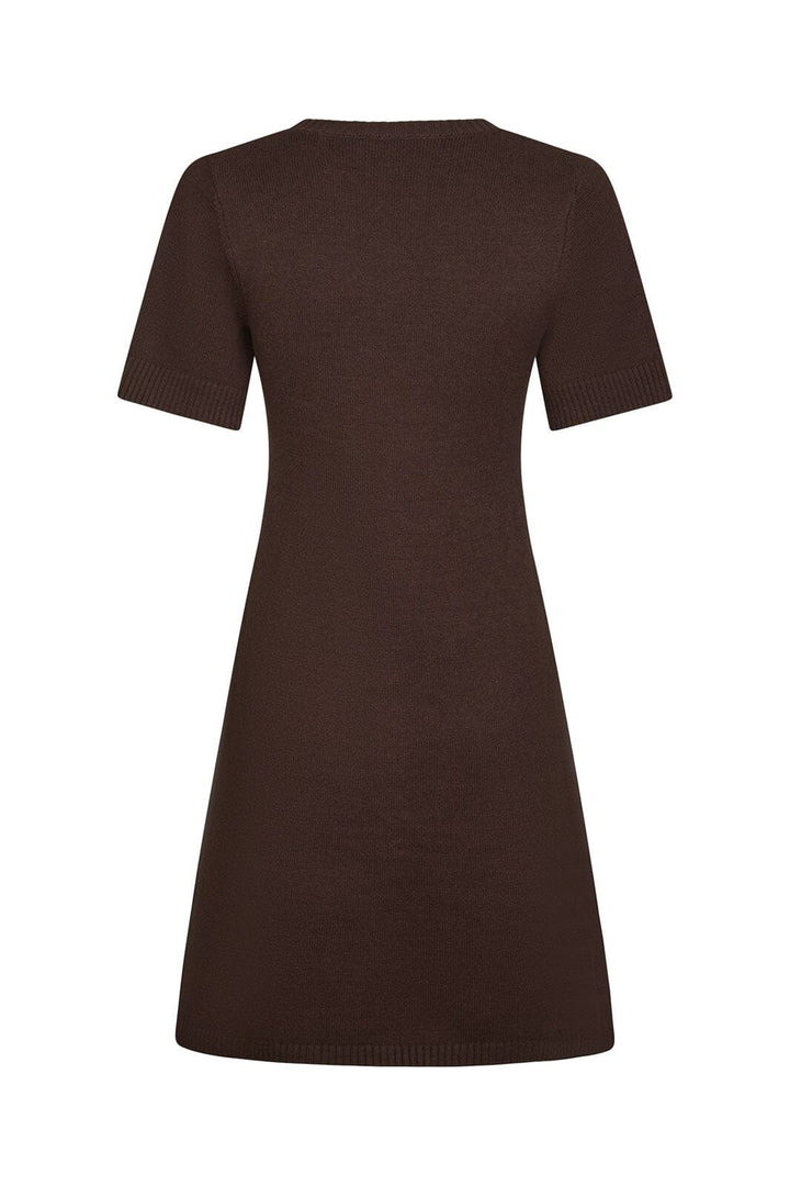 Neo Noir - Elise Knit Dress 163646 - 210 - Brown