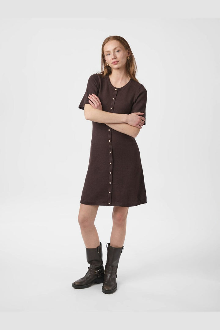 Neo Noir - Elise Knit Dress 163646 - 210 - Brown