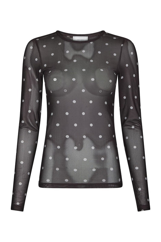 Neo Noir - Ella Dot Blouse 168270 - 210 - Brown