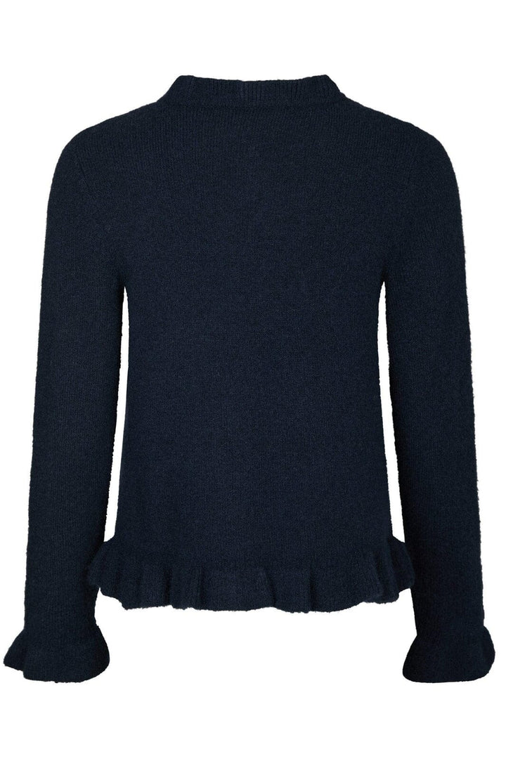 Neo Noir - Elowen Knit Blouse 165456 - 141 - Navy