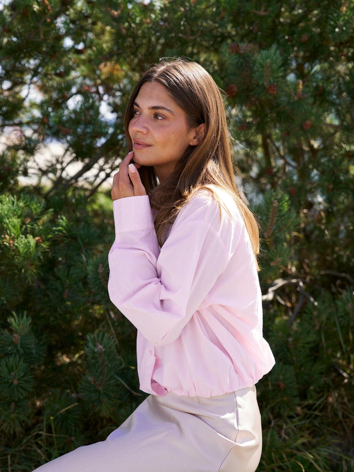 Neo Noir - Emmana C Poplin Shirt 167941 - 754 - Light Pink Skjorter 