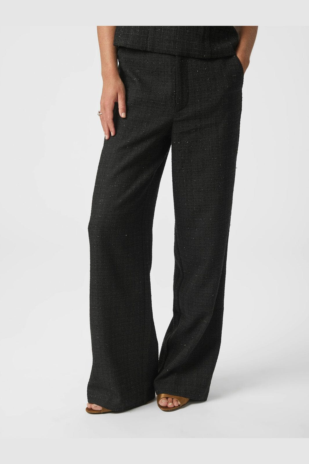 Neo Noir - Emmett Boucle Pants 166902 - 100 - Black