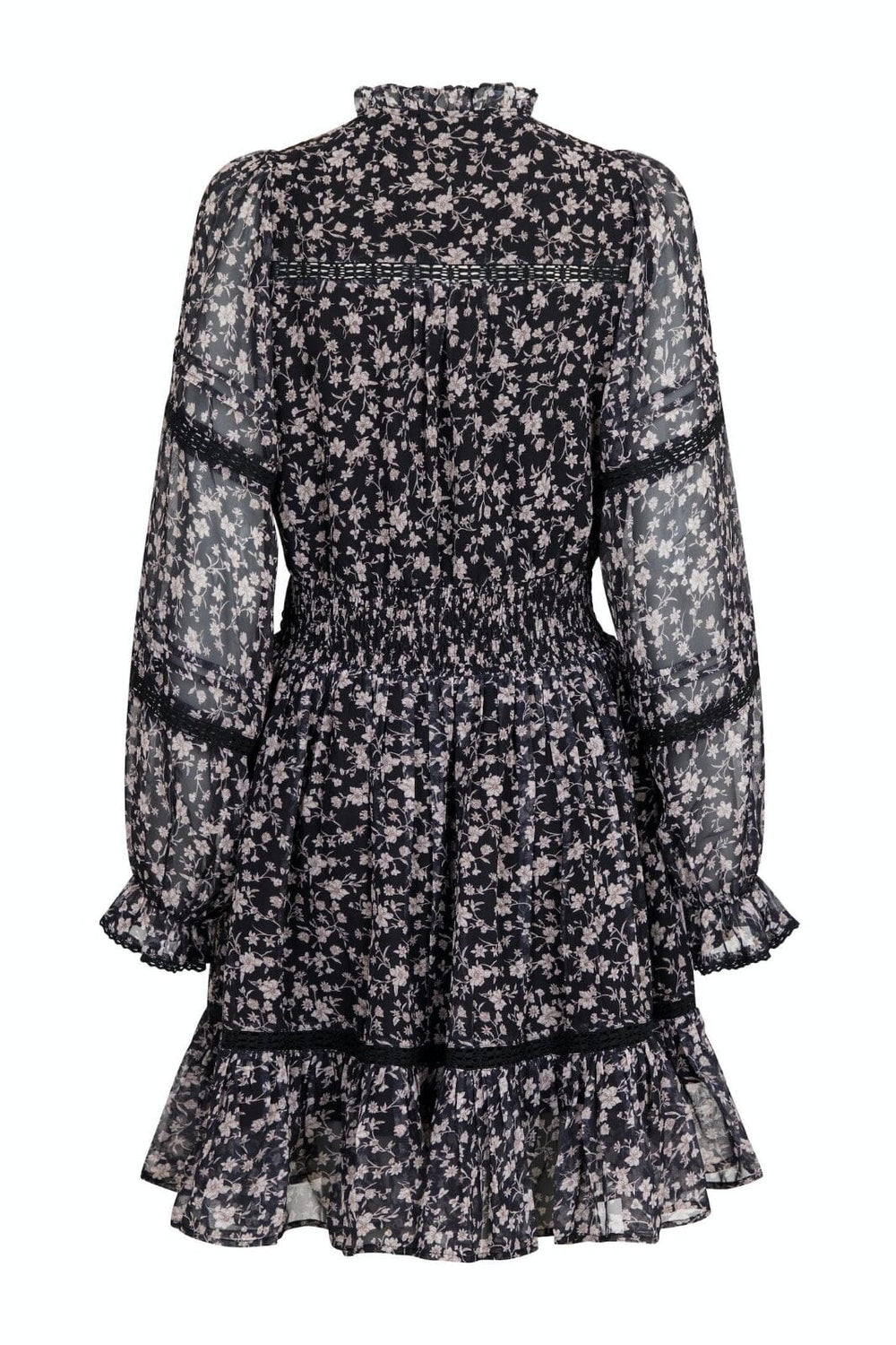 Neo Noir - Evanna Fleur Sombre Dress - Black Kjoler 