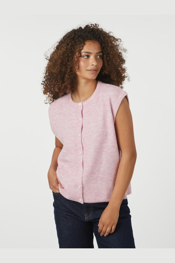 Neo Noir - Everest Knit Vest 164870 - 754 - Light Pink