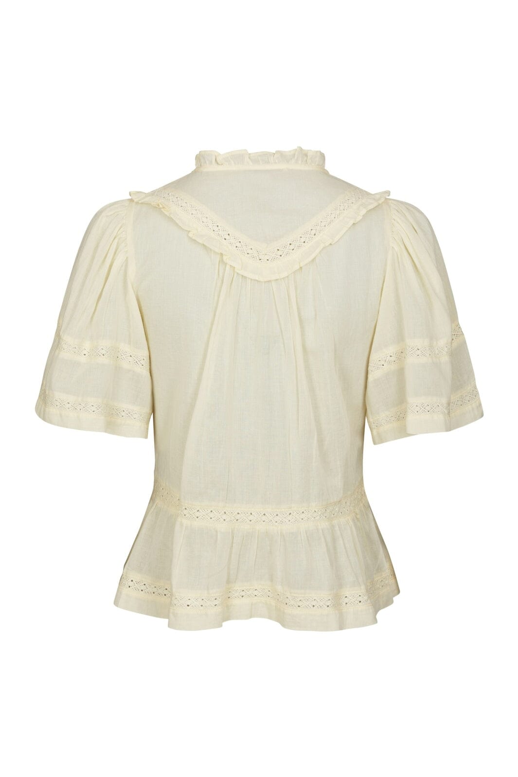 Neo Noir - Evienne S Voile Top 161856 - 416 - Butter Yellow