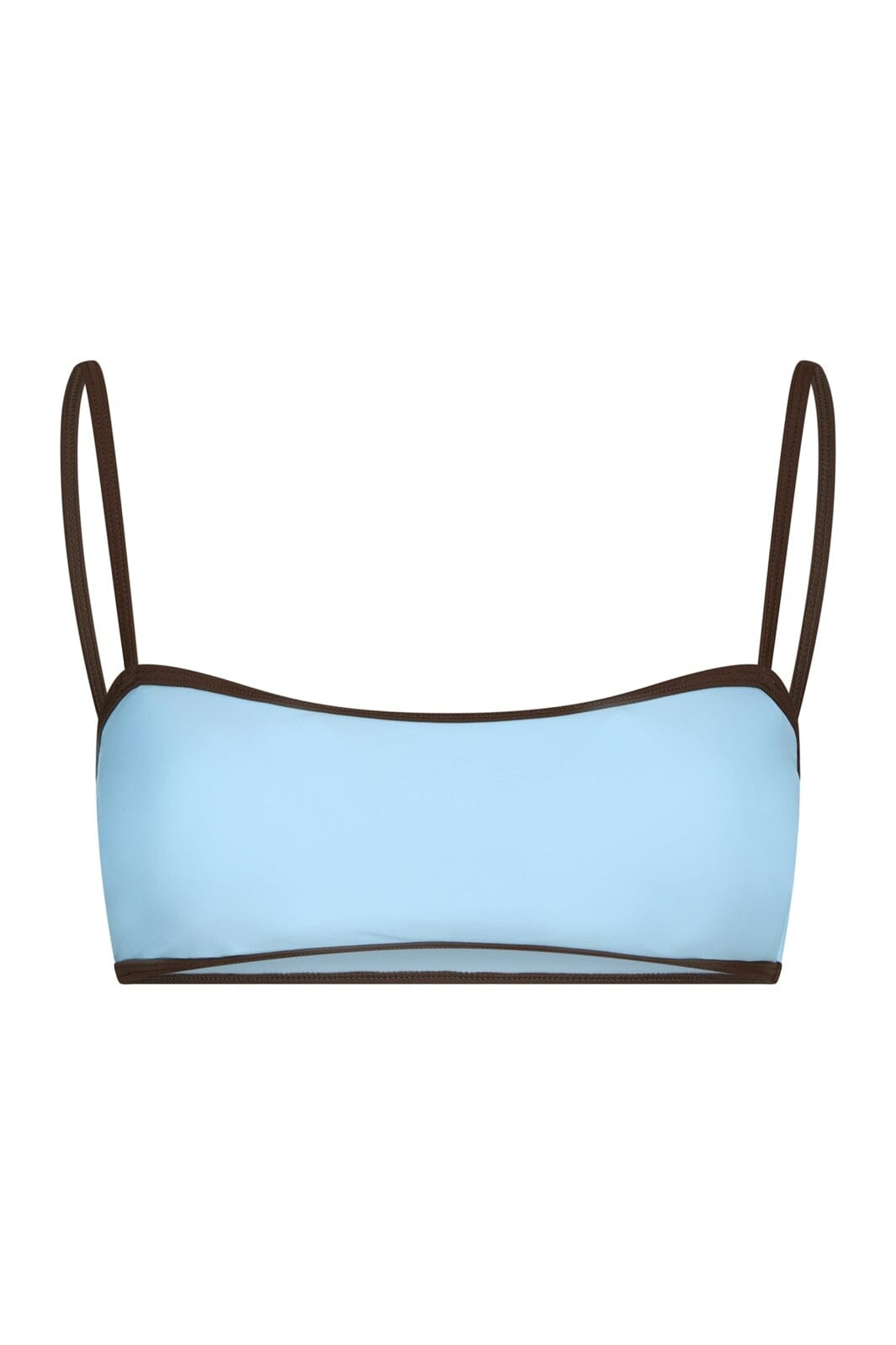 Neo Noir - Fia Solid Contrast Bikini Top 167792 - 145 - Light Blue