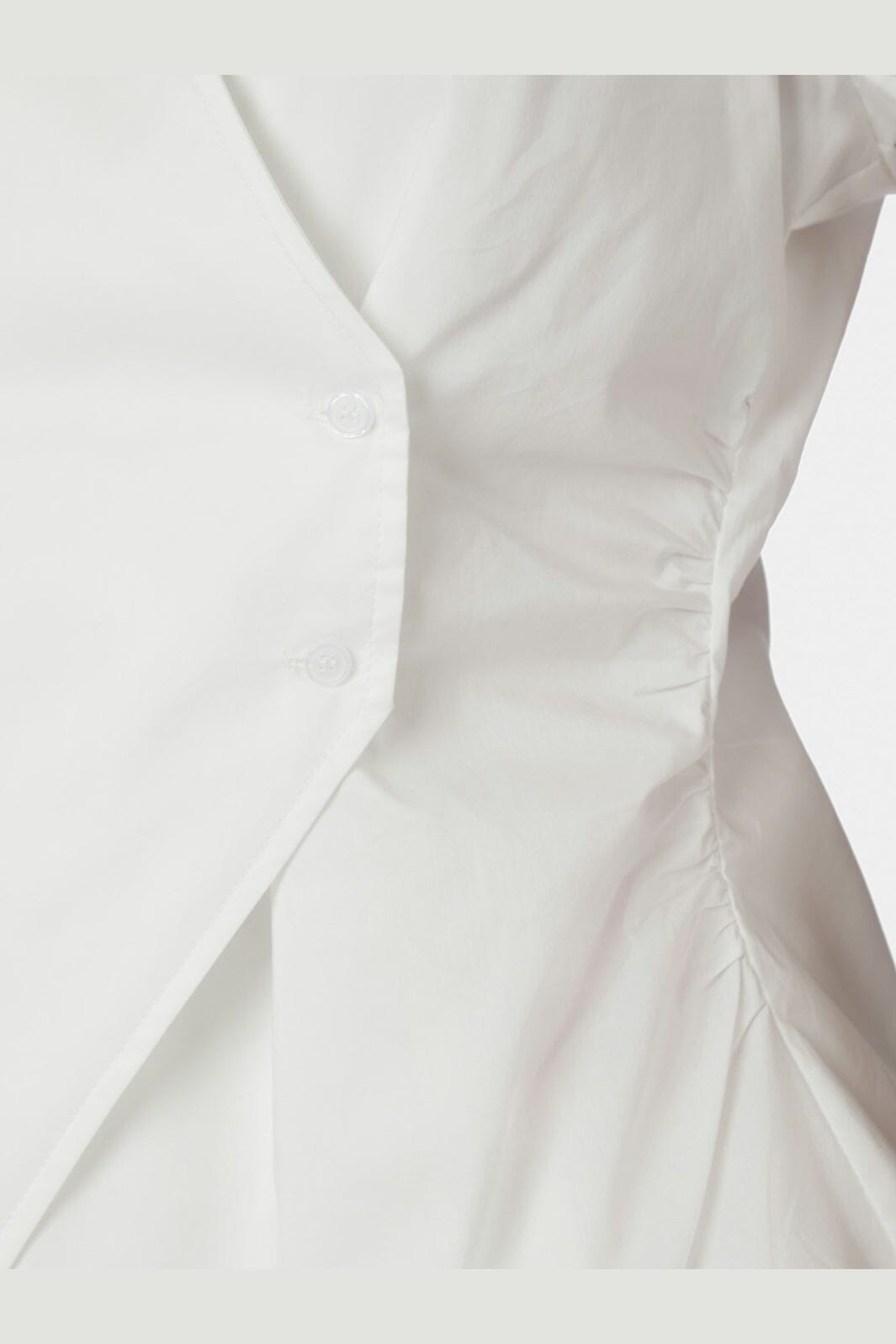 Neo Noir - Fidi Poplin Top 168088 - 120 - White