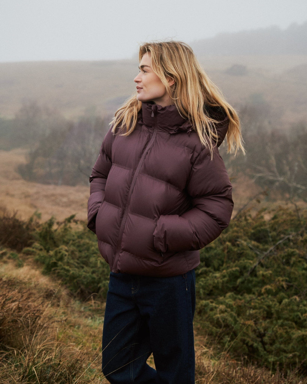 Neo Noir - Fox C Puffer Jacket 158082 - 162 - Bordeaux Jakker 