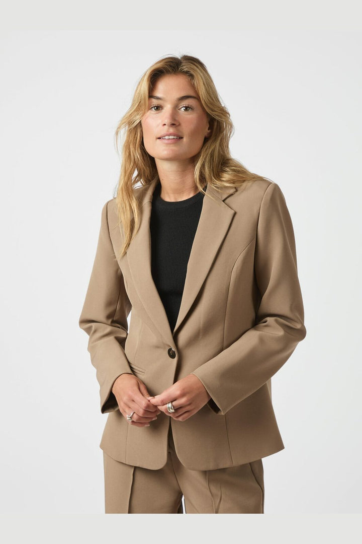 Neo Noir - Francine Suit Blazer 166616 - 306 - Dusty Brown