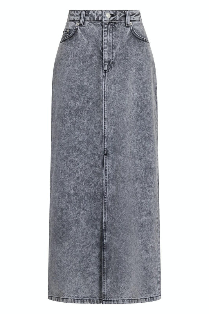 Neo Noir - Frankie D Skirt - Grey Nederdele 