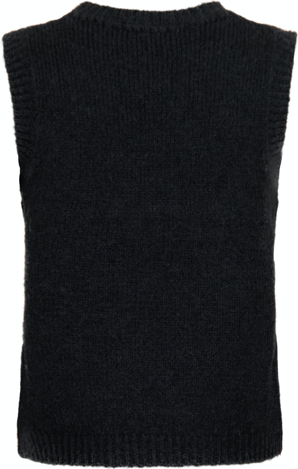 Neo Noir - Franko Soft Knit Waistcoat - Black
