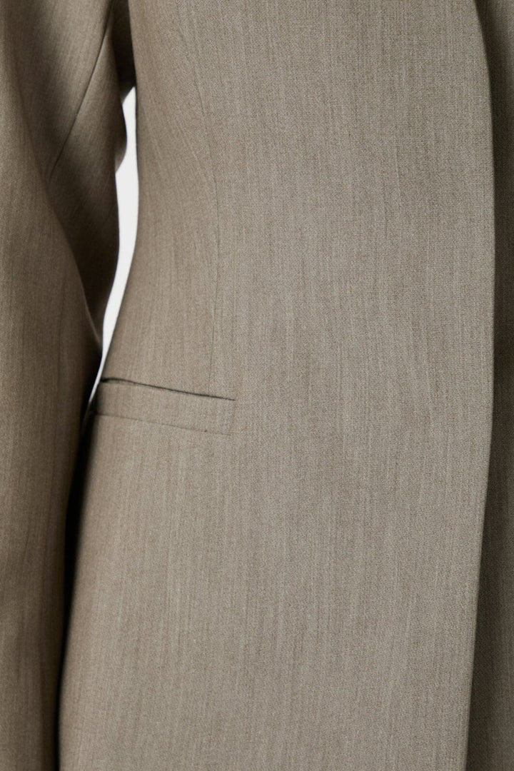 Neo Noir - Frillis Fitted Blazer 165996 - 125 - Dark Sand