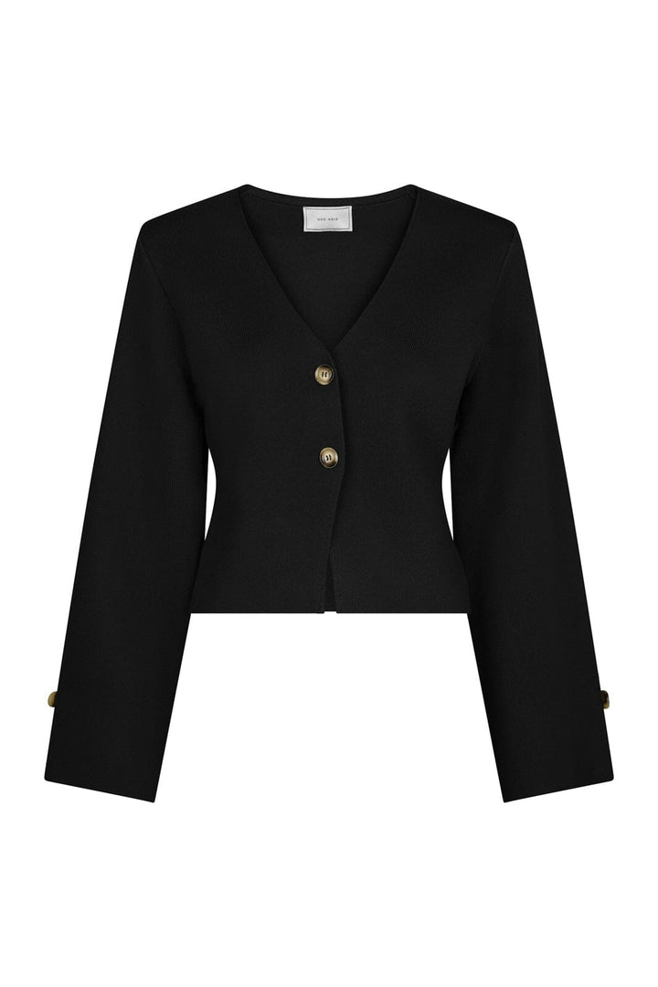 Neo Noir - Fulvia Knit Blouse 167244 - 100 - Black