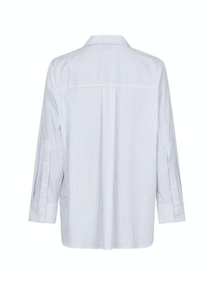 Neo Noir - Gili Stripe Shirt - White Skjorter 