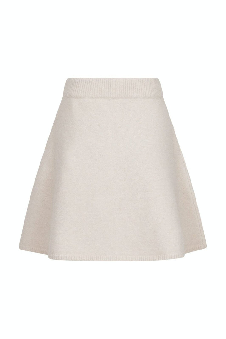 Neo Noir - Gisa Knit Skirt - Ivory Nederdele 