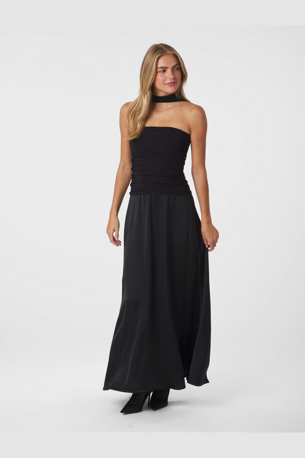Neo Noir - Hamina Long Dress 167027 - 100 - Black