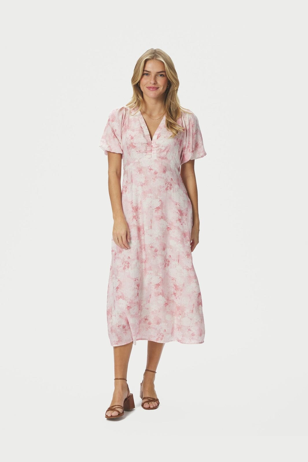 Neo Noir - Illana Floral Fusion Dress 168060 - 165 - Rose