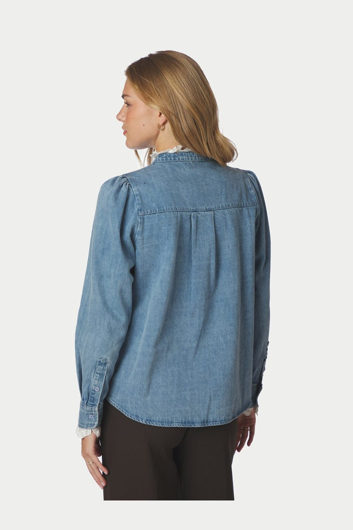 Neo Noir - Imara Denim Shirt 169109 - 145 - Light Blue