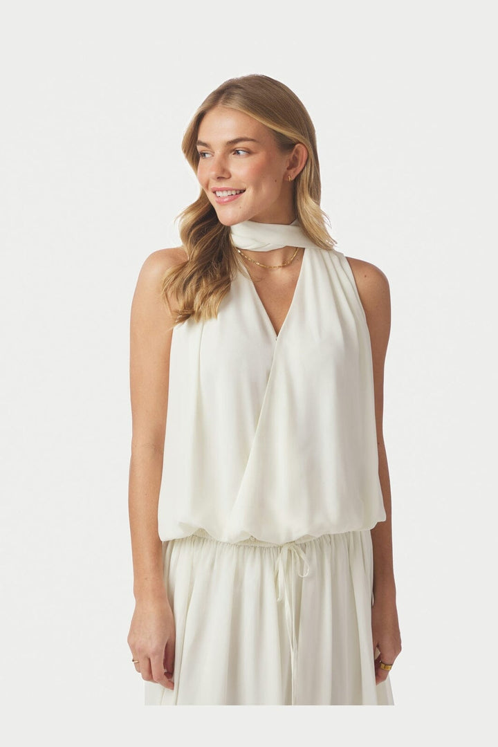 Neo Noir - Inge Chiffon Top 167047 - 121 - Off White