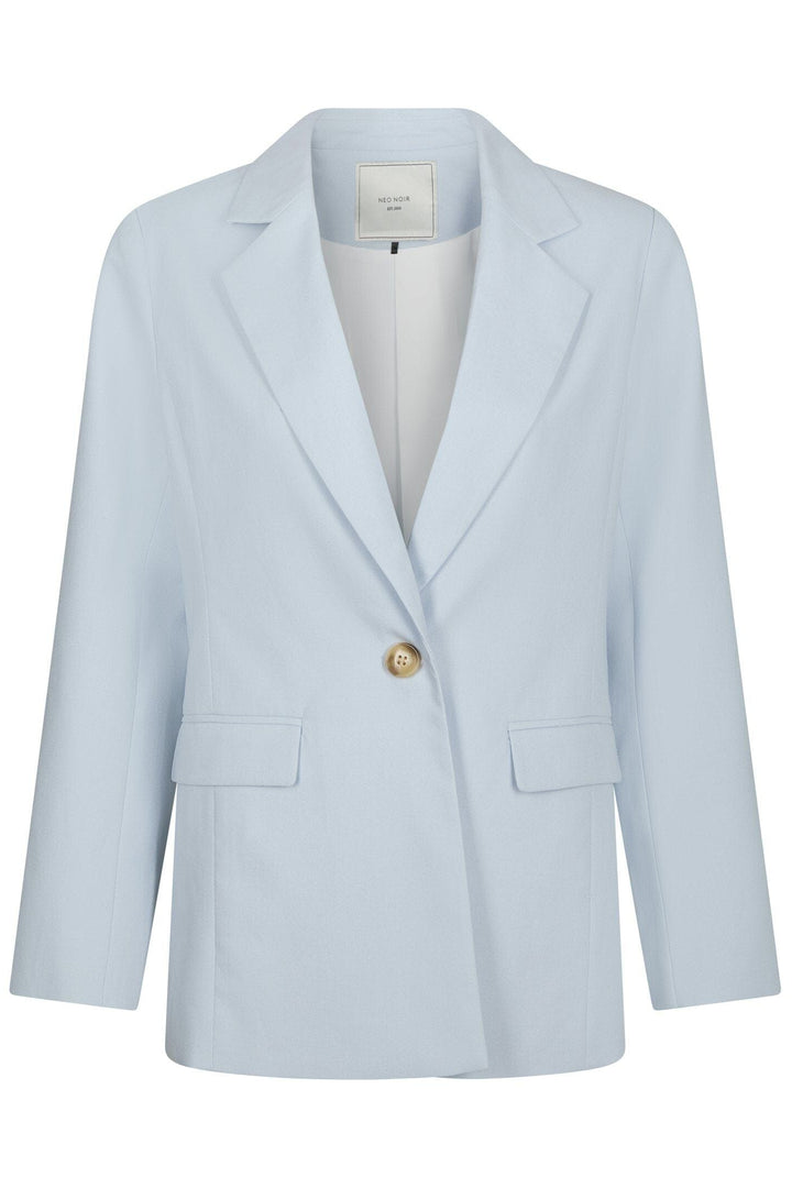 Neo Noir - Jarmon Linen Blazer 170165 - 145 - Light Blue Blazere 
