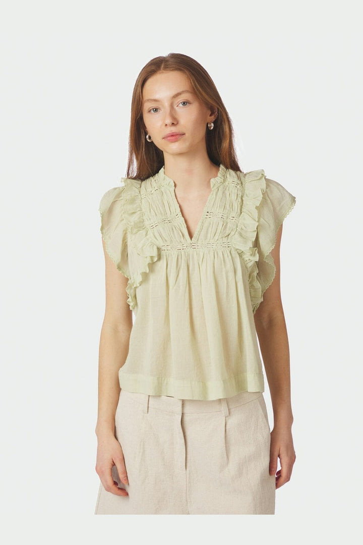 Neo Noir - Jayla S Voile Top 159881 - 236 - Pistachio