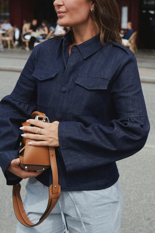 Neo Noir - Jaynor Denim Jacket 166224 - 534 - Dark Blue Jakker 