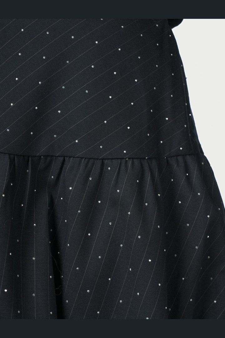 Neo Noir - Jovanna Bedaz Pinstripe Skirt 171212 - 132 - Antracit