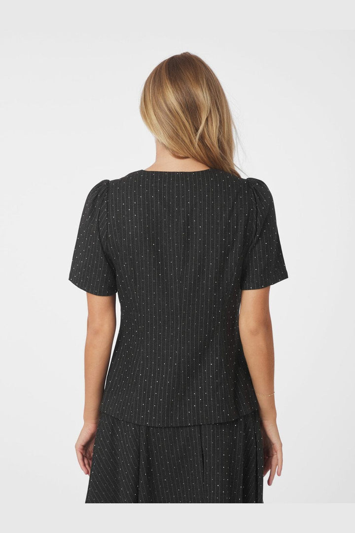 Neo Noir - Jules B Pinstripe Blouse 167083 - 132 - Antracit