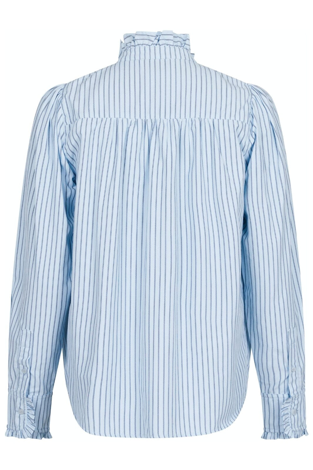 Neo Noir - Justine Stripe Shirt - Light Blue Skjorter 