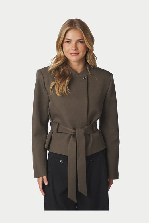 Neo Noir - Kailyn Structure Blazer 170264 - 306 - Dusty Brown