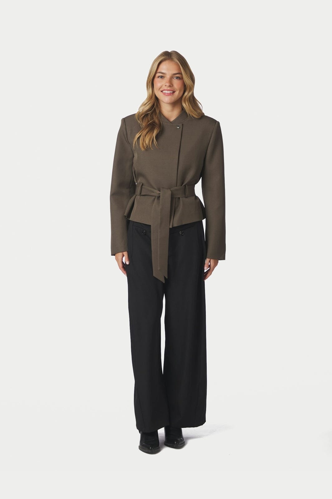 Neo Noir - Kailyn Structure Blazer 170264 - 306 - Dusty Brown