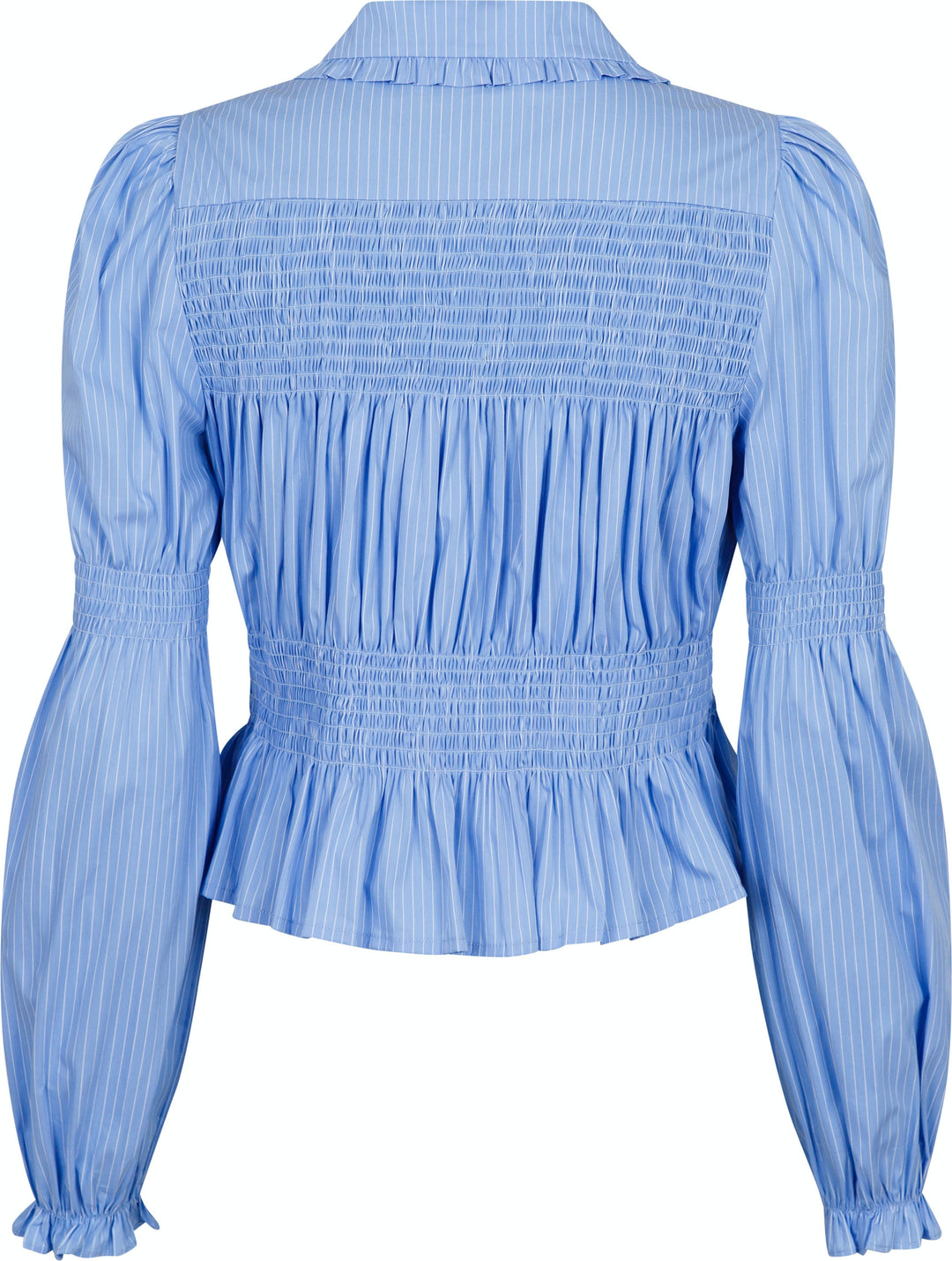 Neo Noir - Kella Stripe Smock Shirt - Light Blue
