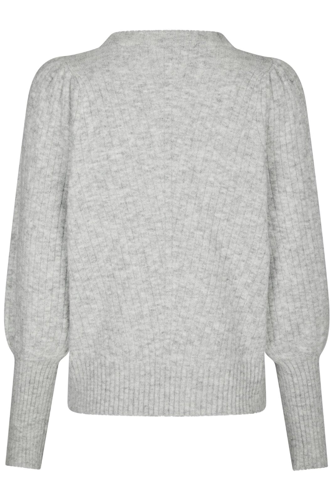 Neo Noir - Kelsey Knit Blouse 164539 - 103 - Light Grey Melange