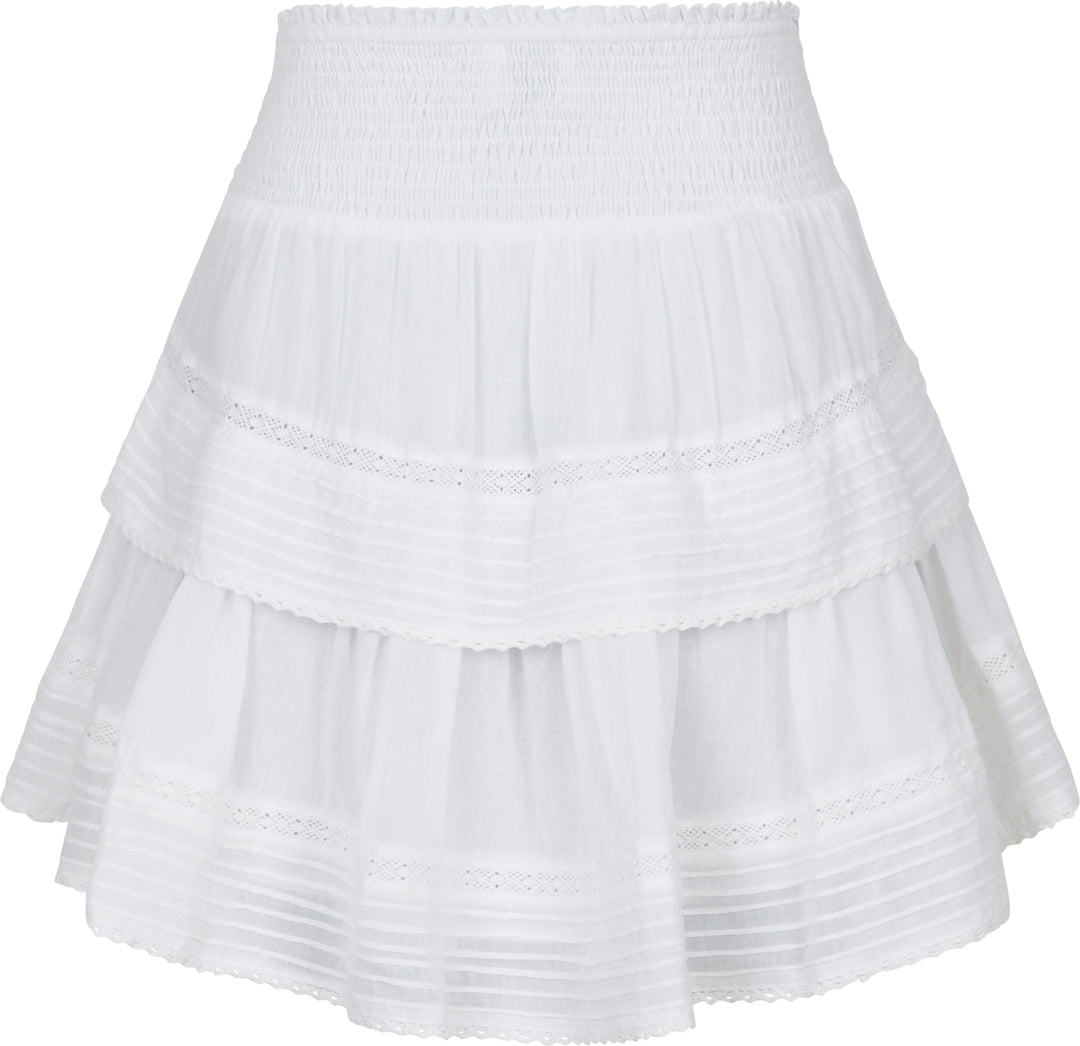 Neo Noir - Kenia S Voile Skirt - White