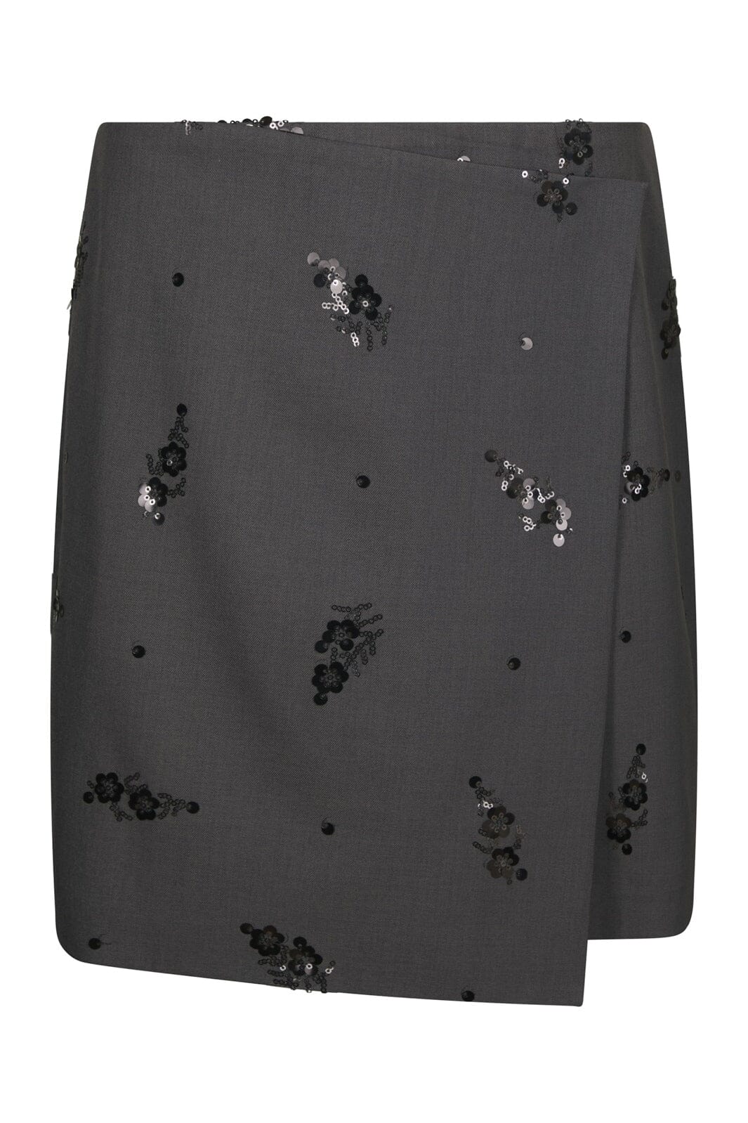 Neo Noir - Kent Deco Melange Skirt 171266 - 133 - Grey Melange