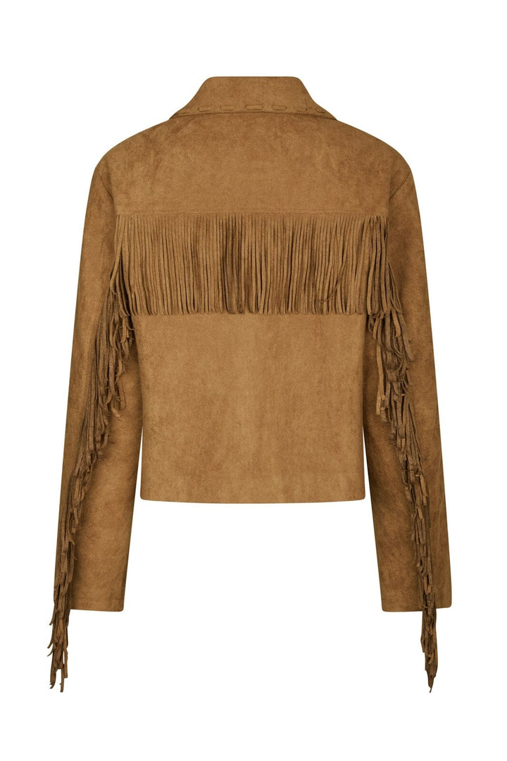 Neo Noir - Lauron Faux Suede Jacket 165915 - 604 - Cognac