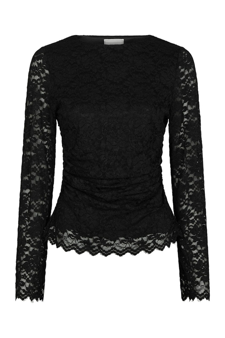 Neo Noir - Lenida Lace Blouse 166833 - 100 - Black